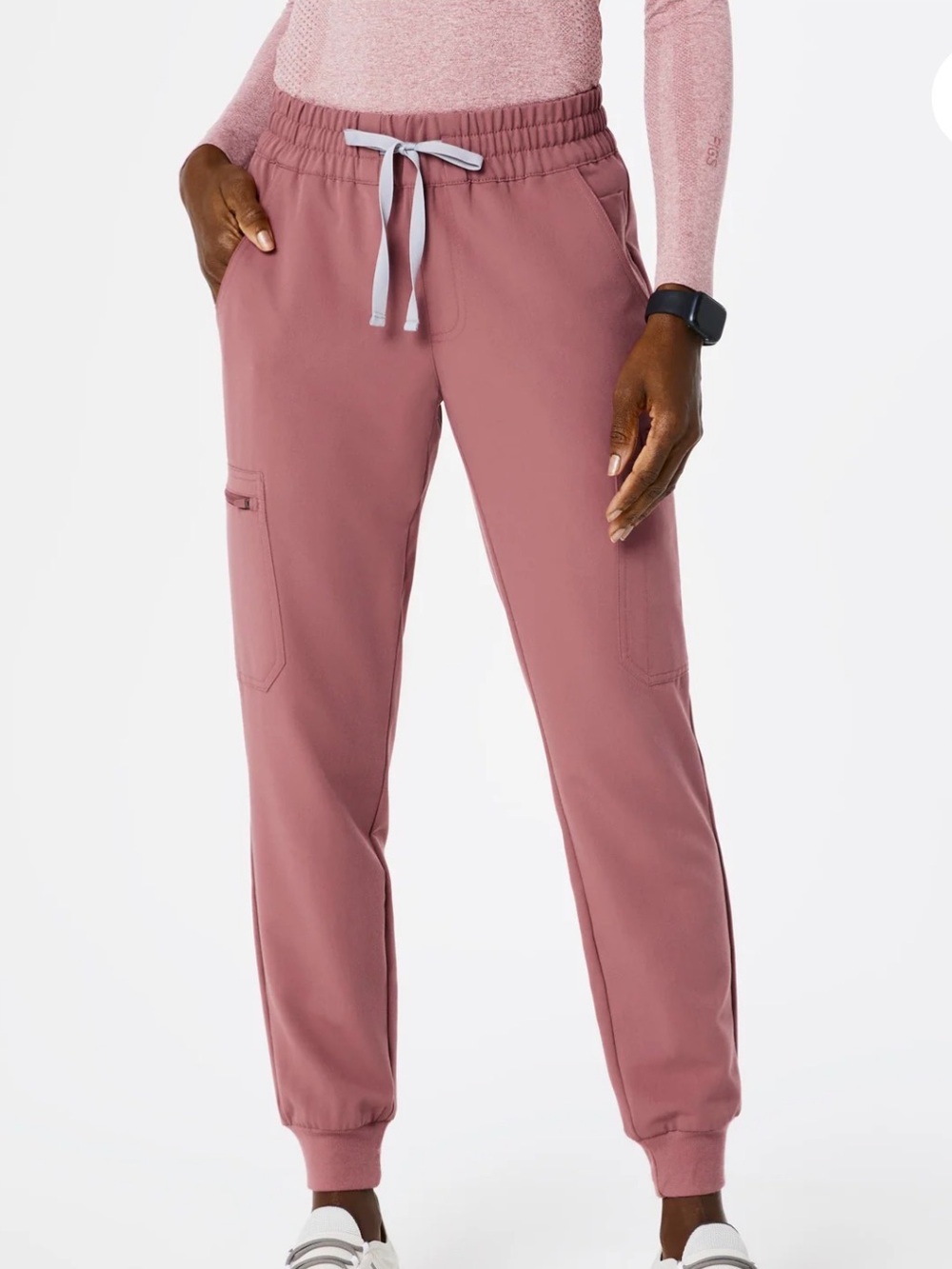 Figs Uman Jogger Scrub Pant XXS high rise- Mauve